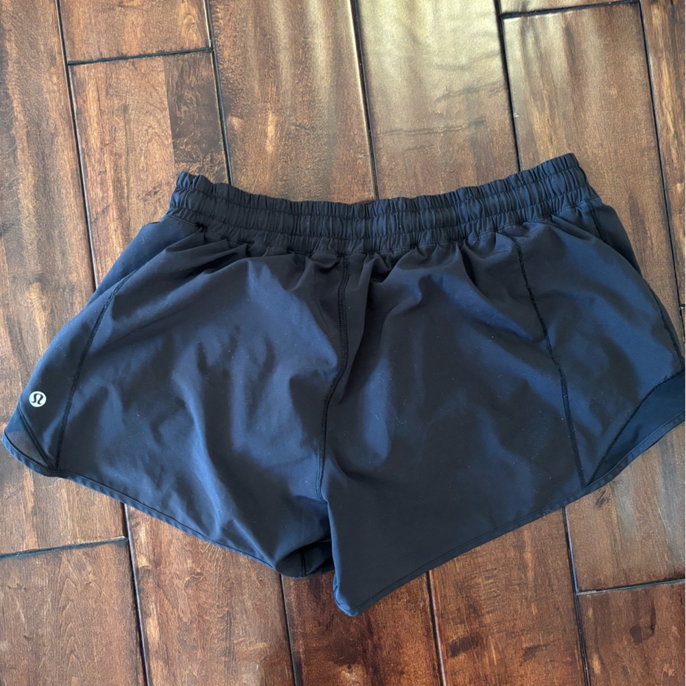 Lululemon women’s black athletic shorts size 12 tall